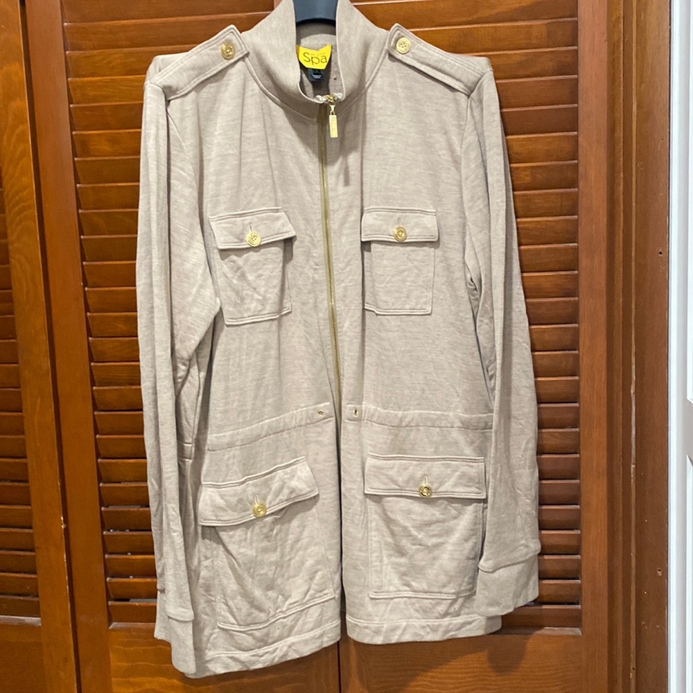 St John Sport full-zip knit jacket
